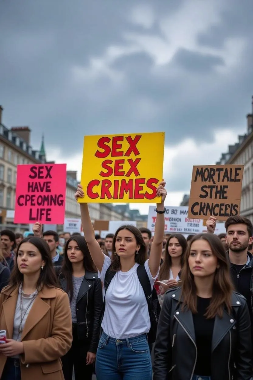 sex crime defense attorney Chelsi McLarty in fort worth protestors