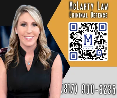 Criminal Defense Attorney Chelsi McLarty's Portrait and QR code
